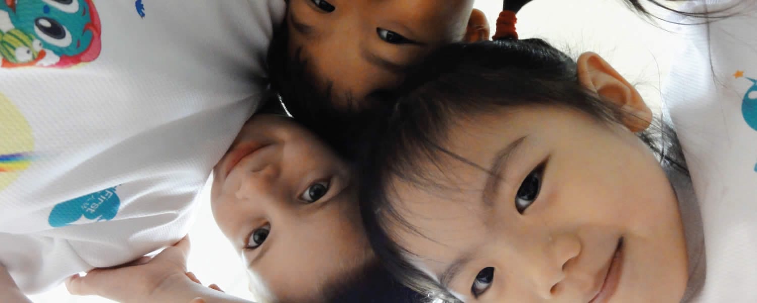 Children embracing growth mindset